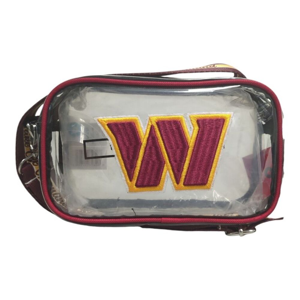 FOCO NFL Clear Cross Body Stadium Compliant Camera Bag - Washington Commanders